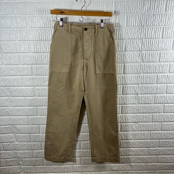 Nili Lotan Leon Boy Pants Sandstone 0 - Picture 3 of 7